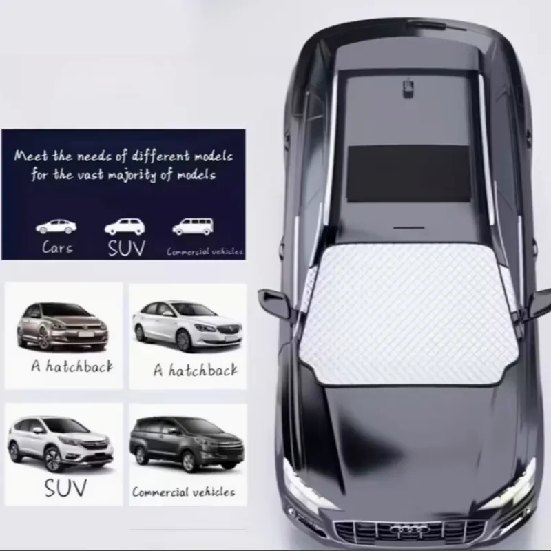Premium Car Sunshade - Ultimate UV Protection & Heat Blocker for Windshield (Pack of 1) - Detailed Feature View 1