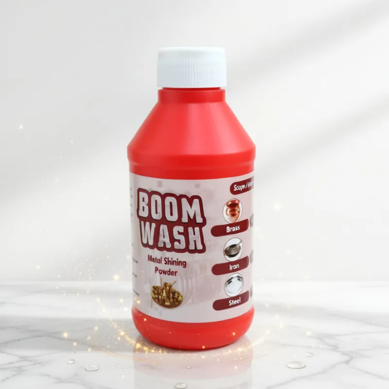 Boom Wash Metal Shining Powder (200gm)– Multi-Metal Cleaner for Copper, Brass, Steel, Silver, Aluminium & Iron - Detailed Feature View 3