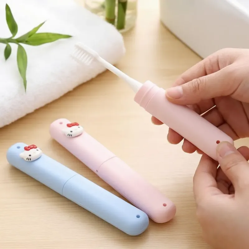 Premium Hello Kitty Toothbrush Cover | Cute Cartoon Toothbrush Cap | Travel Hygiene Toothbrush Protector (Random Colors-Pack of 3) - Buy Online at Alikart