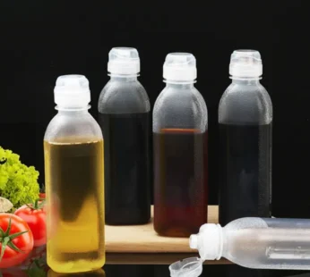 500ml Injection Press Oil Bottle – Easy Press Oil Dispenser for Kitchen Cooking & Baking (Pack of 1)
