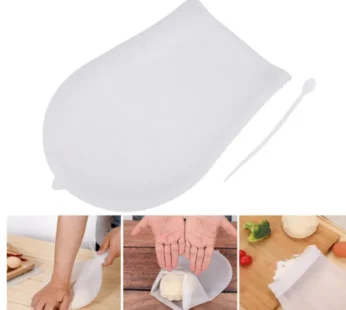 Reusable Soft Silicone Flour Mixing & Kneading Bag – Large Pastry Bag for Dough, Bread, Tortilla & Baking
