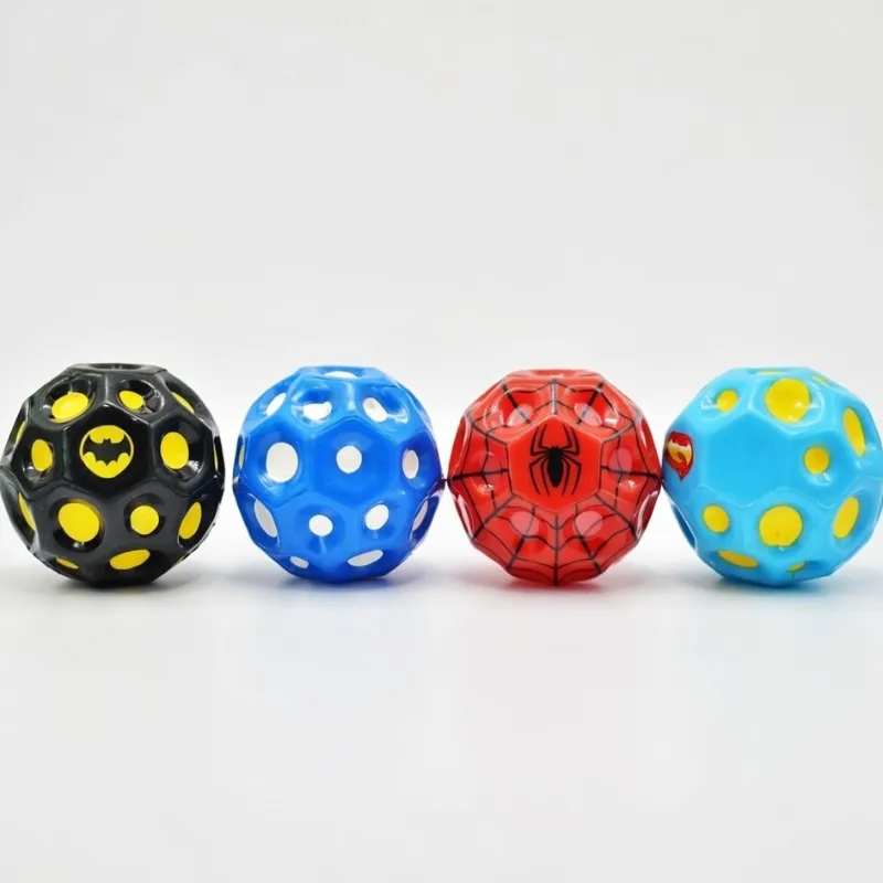 Bouncy Moon Ball for Kids – High Bounce Rubber Toy for Indoor & Outdoor Play (Random Color- Pack of 1) - Detailed Feature View 2