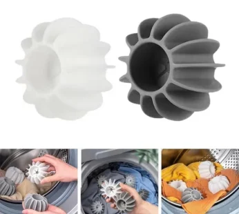 Reusable Silicone Laundry Balls (30 Pcs) | Anti-Tangle Washing Machine Balls | Fabric Softening Dryer Balls (Random Color)