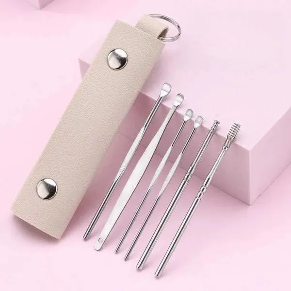 Professional 10 Pcs Manicure & Pedicure Kit – Stainless Steel Nail Clippers Set with Cutter, Scissors & File for Men & Women (Portable Travel Case) - Detailed Feature View 3