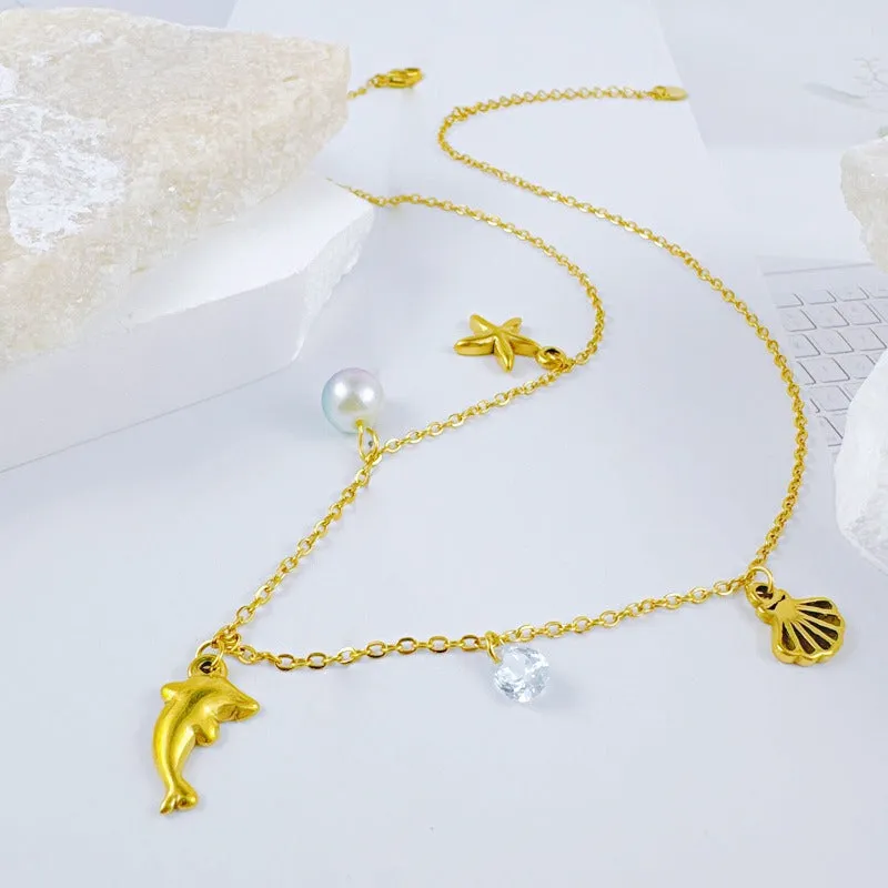 Anti-Tarnish Charm Necklace – Durable & Stylish Jewelry for Everyday Wear (Random Charm Design- 1 Pc) - Detailed Feature View 2