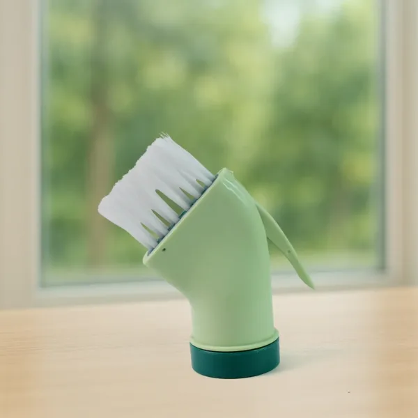 Connectable Cleaning Brush – Built-In Scraper for Narrow Spaces