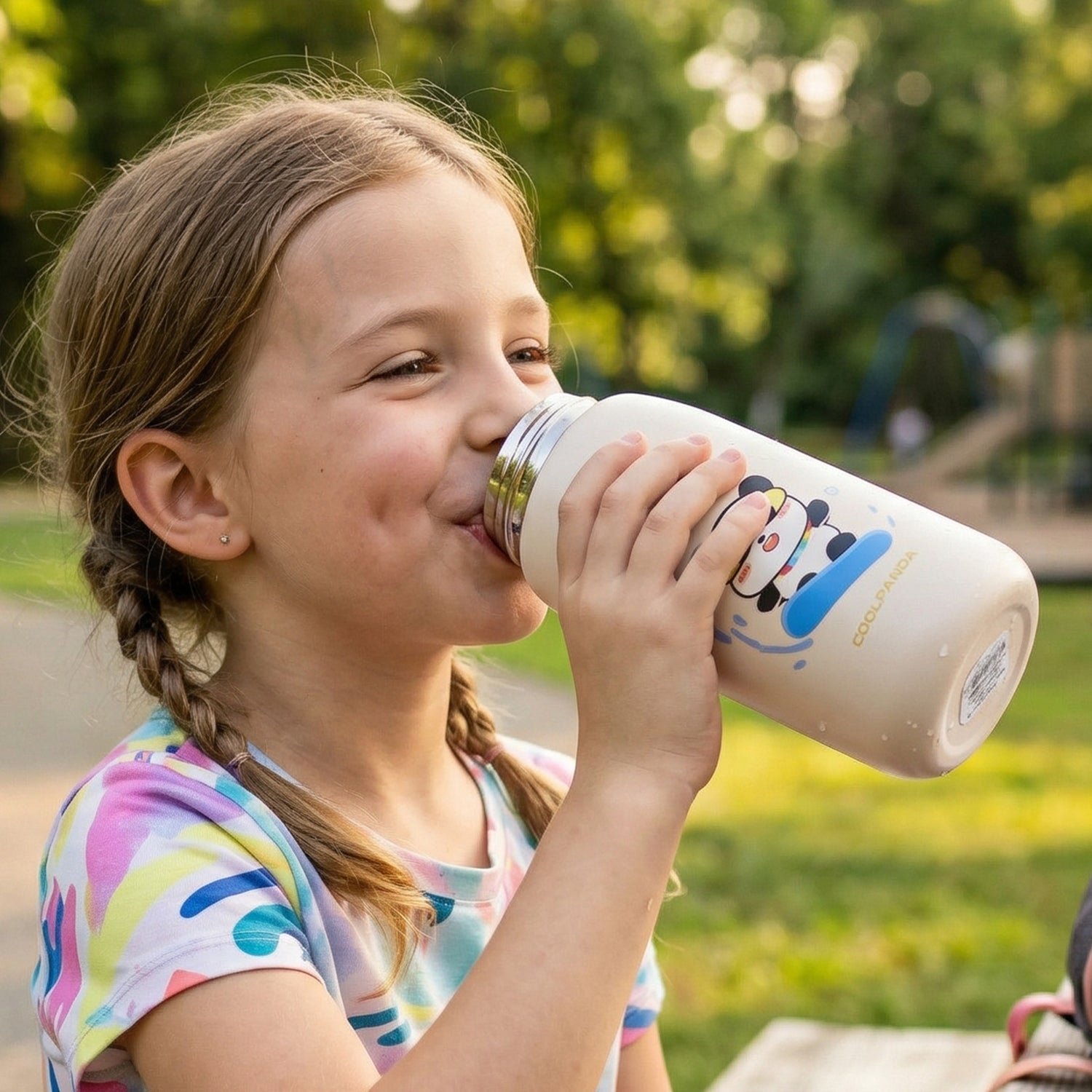 Premium Premium Kids Insulated Water Bottle Cup (1 Pc, 420 ML Mix Design) - Buy Online at Alikart