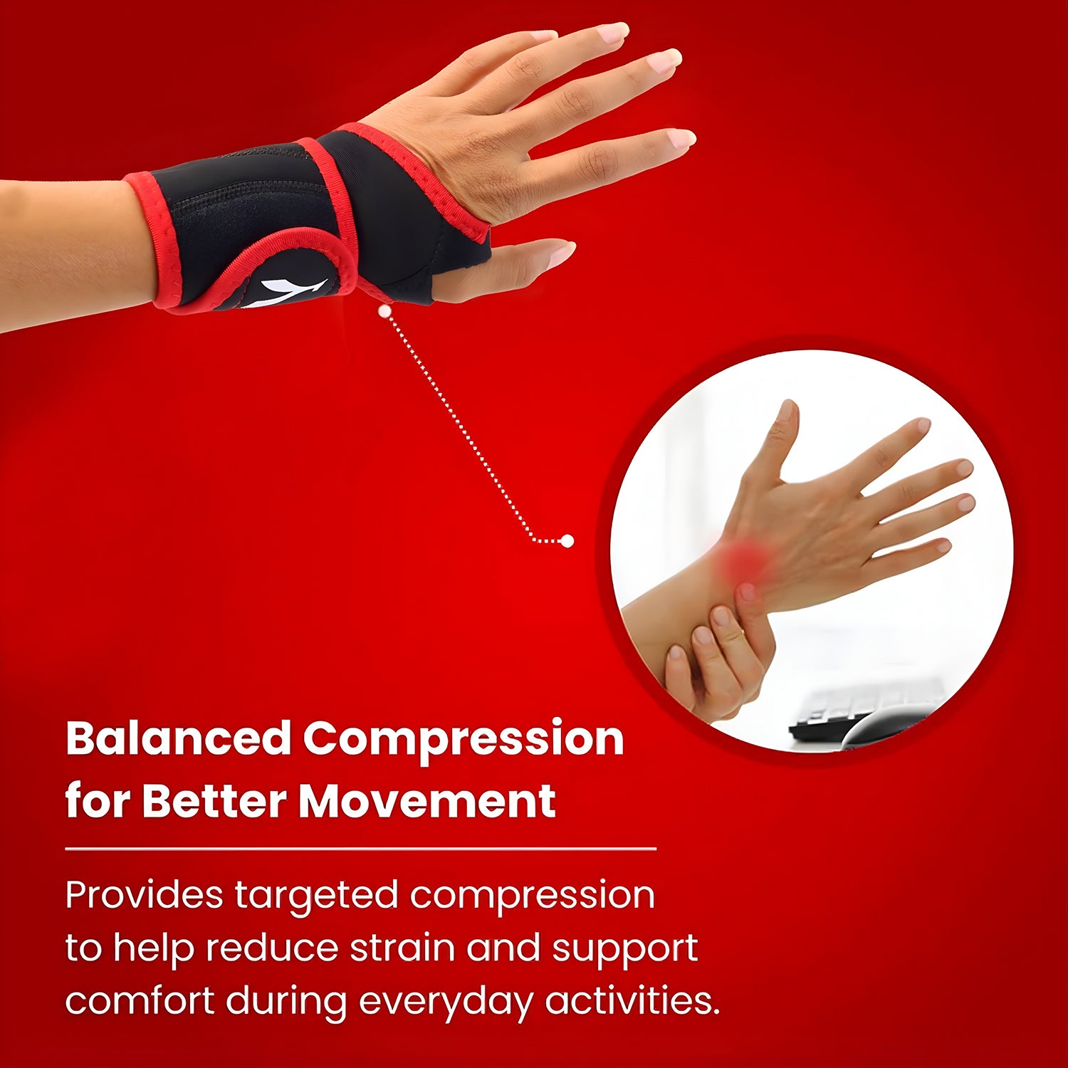 Adjustable Wrist Support Brace (1 Pc) - Detailed Feature View 6