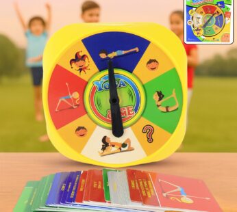 Yoga Spinner Game for Kids and Adults Set