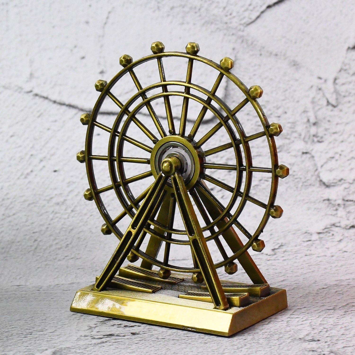 Premium Metal Desktop Table Decoration Cabinet Wheel Tower (1 Pc) - Buy Online at Alikart