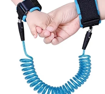 Anti-Lost Wrist Link for Toddlers & Kids – 4.92ft Safety Walking Rope with Reflective Strap for Boys & Girls (Random Color, Pack of 1)