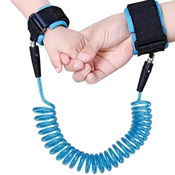 Anti-Lost Wrist Link for Toddlers & Kids – 4.92ft Safety Walking Rope with Reflective Strap for Boys & Girls (Random Color, Pack of 1)