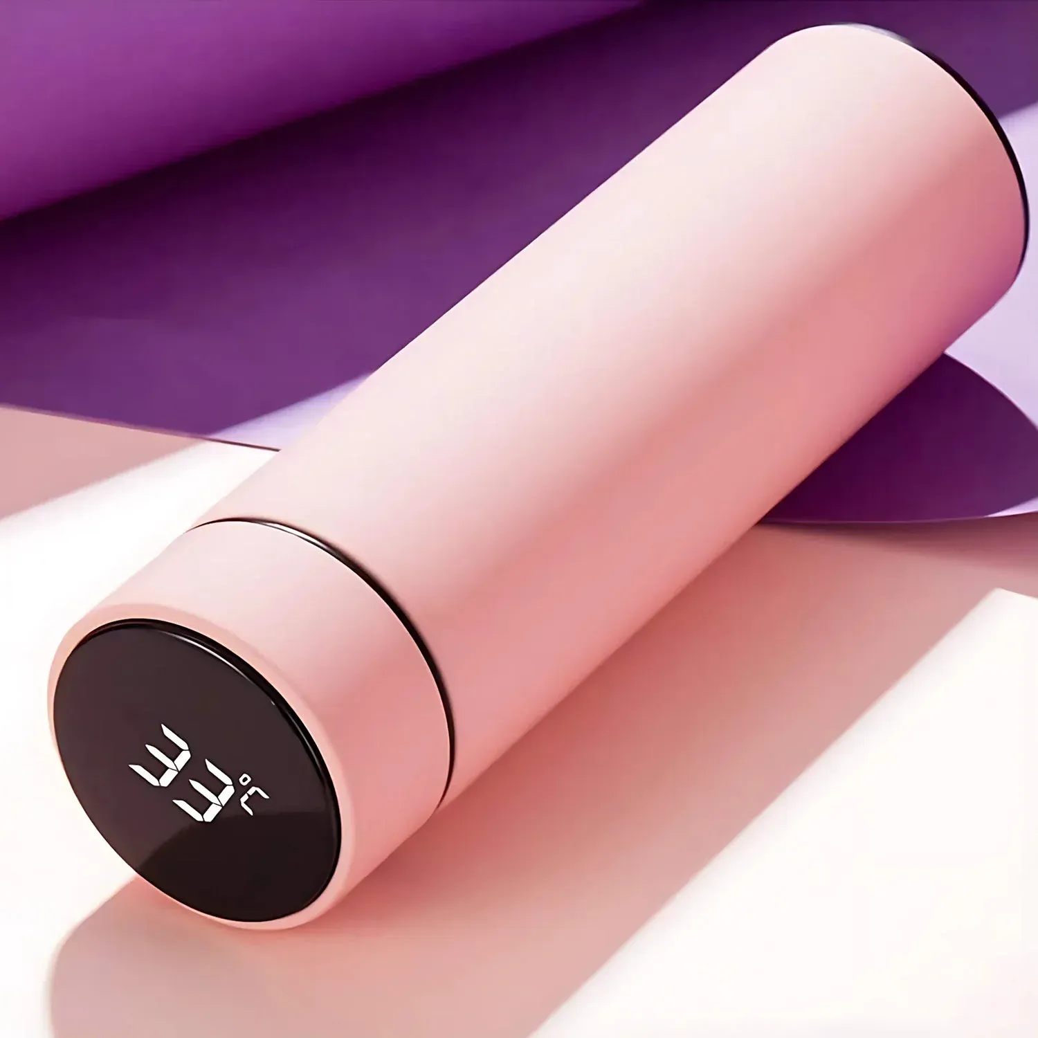 Pink Vacuum Insulated Water Bottle (1 Pc / 500ML) - Detailed Feature View 2