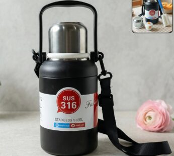 Premium Vacuum Insulated Stainless Steel Bottle Cup with Handle (900ML Approx)