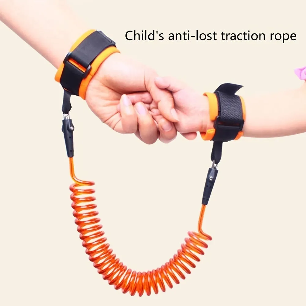 Anti-Lost Wrist Link for Toddlers & Kids – 4.92ft Safety Walking Rope with Reflective Strap for Boys & Girls (Random Color, Pack of 1) - Detailed Feature View 3