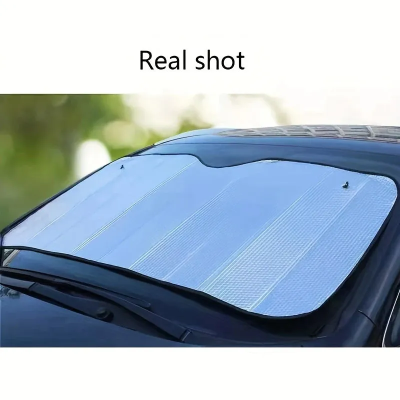 Premium Car Sunshade - Ultimate UV Protection & Heat Blocker for Windshield (Pack of 1) - Detailed Feature View 3