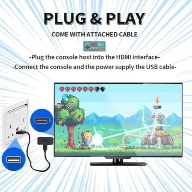 Extreme Mini Game Box Controller – Portable Handheld Retro Gaming Console (Pack of 1) - Detailed Feature View 4