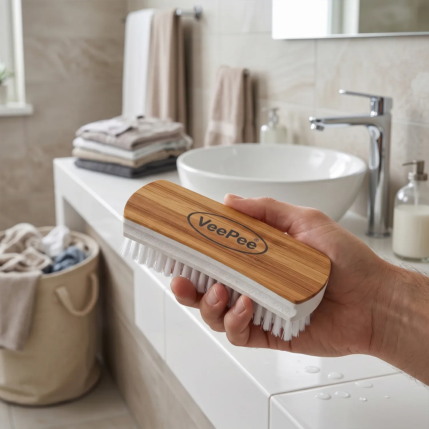 VeePee Heavy-Duty Cloth Washing Brush (1 Pc) - Detailed Feature View 6