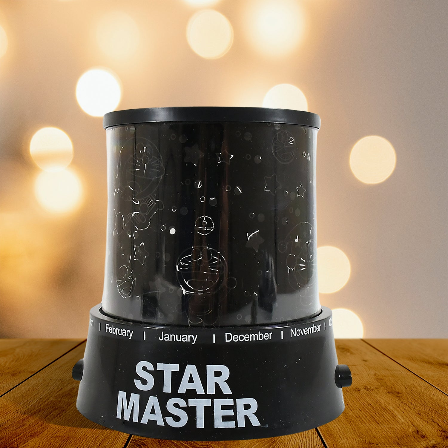 Premium LED Projector Night Light Amazing Lamp, 3 Battery operated lamps, Rotation With the music Function, Master for Kids Bedroom Home Decoration Night Romantic Gift (Battery Not Included / 1 pc) - Buy Online at Alikart