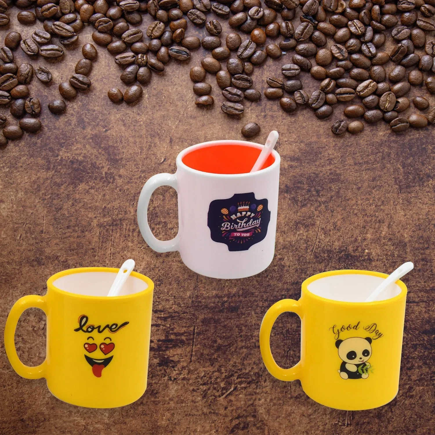 Premium Mix Design & Color Coffee Mug With Spoon and box packing, Designer Mug with - Buy Online at Alikart