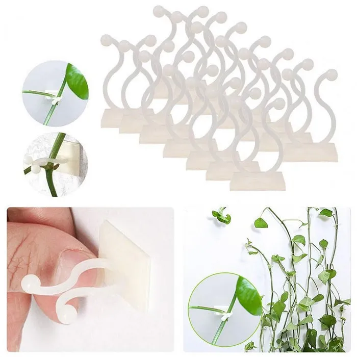 30 Pcs Vine Plant Climbing Clips – Large Invisible Wall Hooks for Plant Support & Binding - Detailed Feature View 6