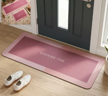 Premium Anti Slip Kitchen Floor Mat Set (2 Pc, 120×38 Cm + 58×38 Cm)