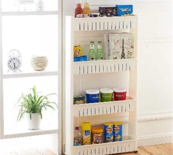 Multipurpose 4 Layer Space Saving Storage Organizer Rack Shelf