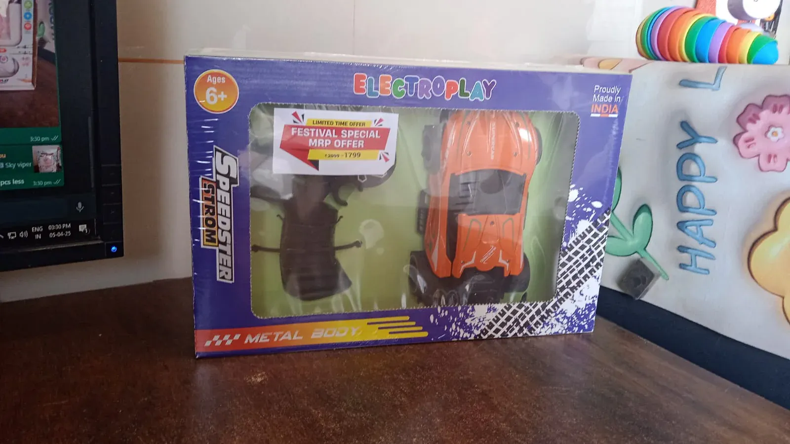 Electroplay Metal Body High-Speed RC Supercar with Remote Control Racing Car - Detailed Feature View 9