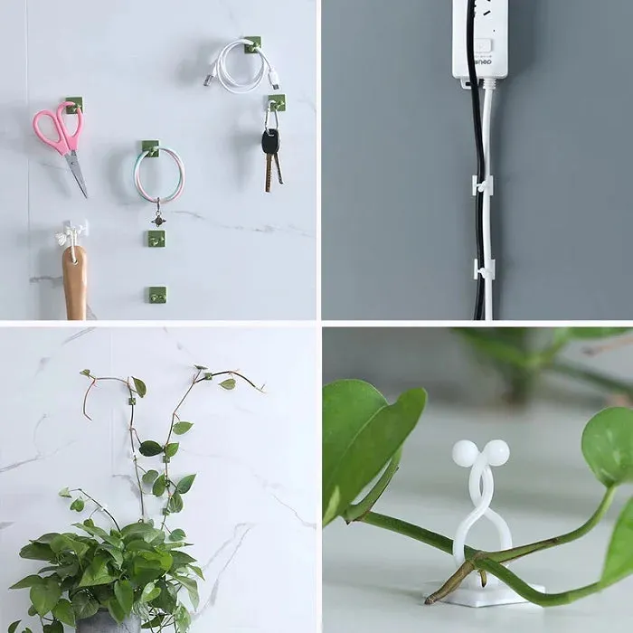 30 Pcs Vine Plant Climbing Clips – Large Invisible Wall Hooks for Plant Support & Binding - Detailed Feature View 10