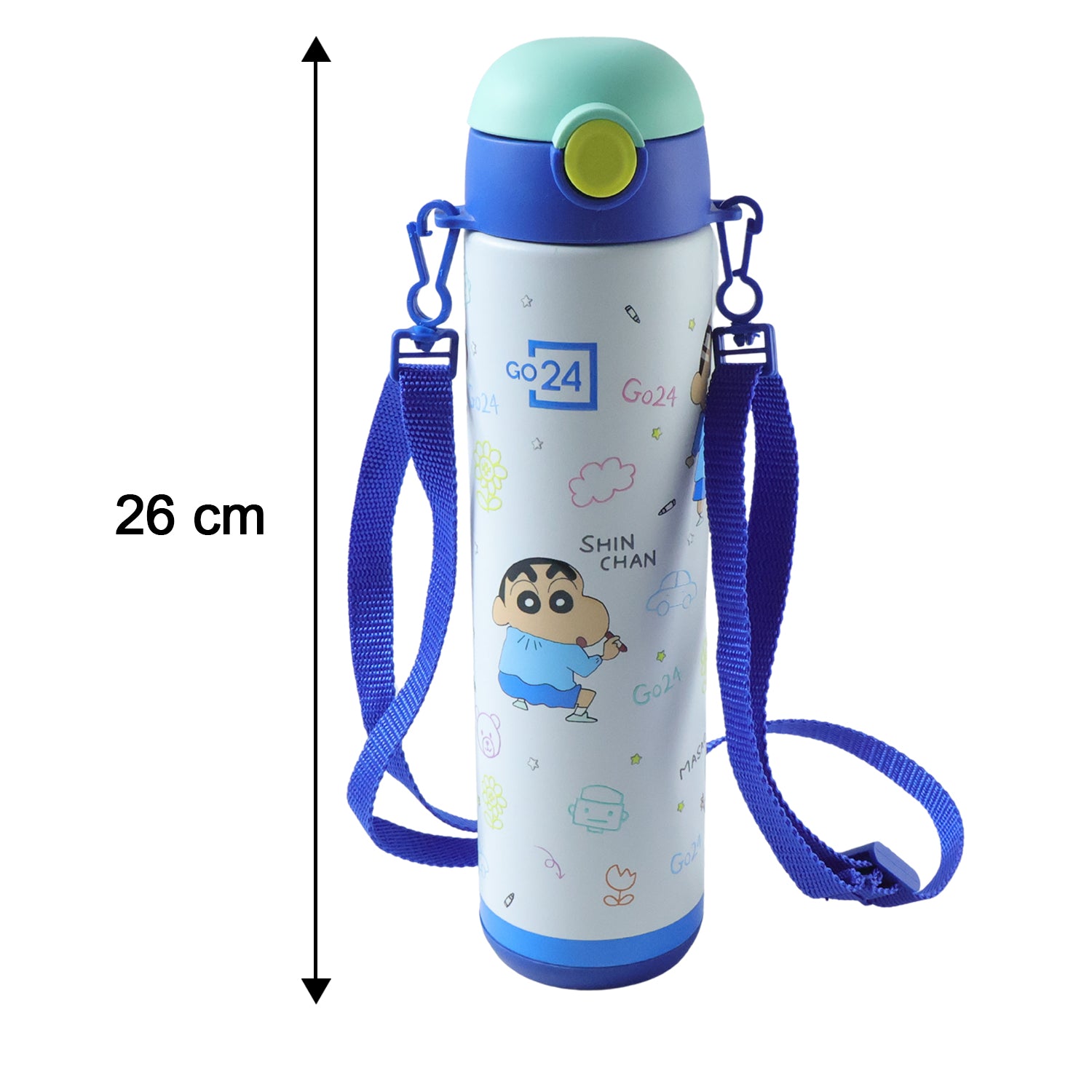 Pexpo Kids School Stainless Steel Water Bottle 500 ML Approx (1 Pc) - Detailed Feature View 5