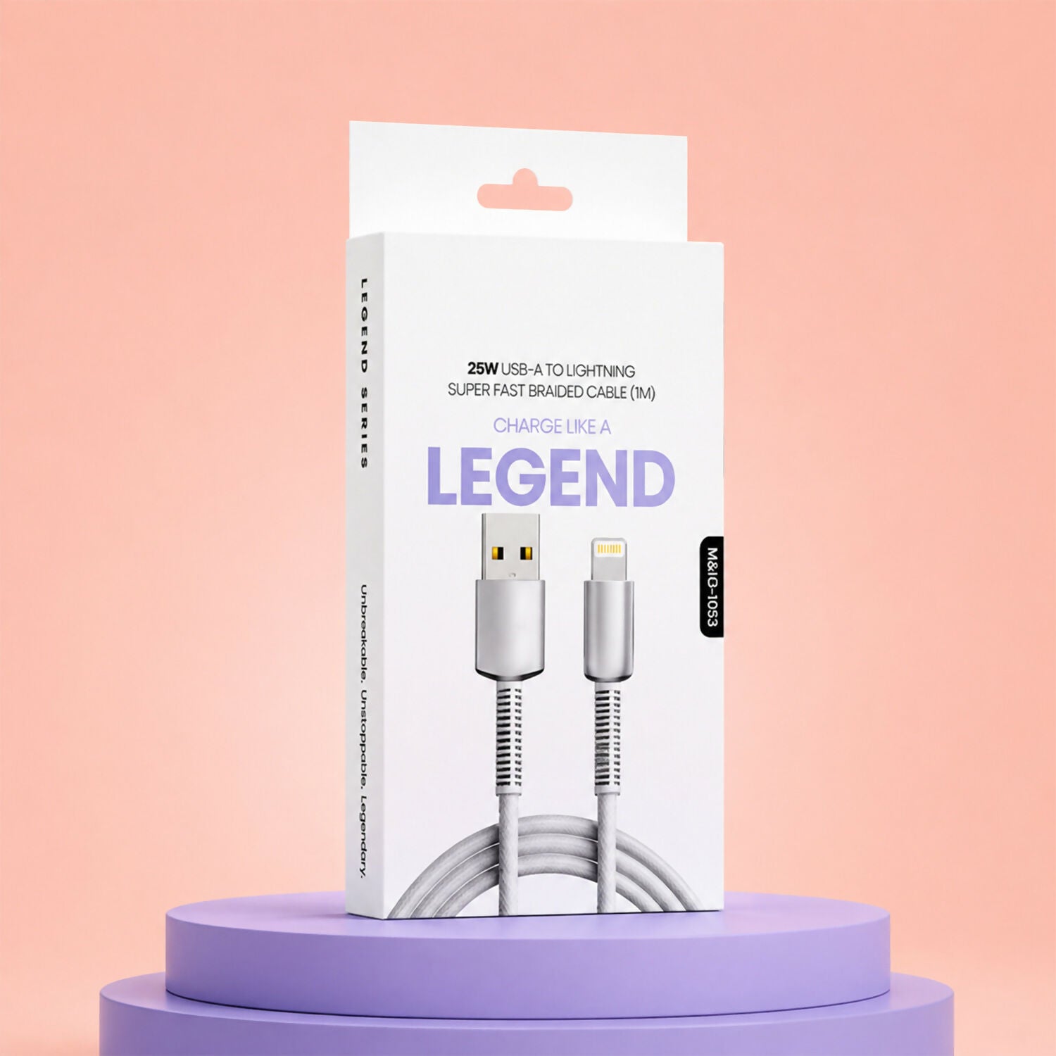 Premium High Speed 25W USB A to Lightning Fast Charging Cable (1 Pc, 1 Mtr) - Buy Online at Alikart