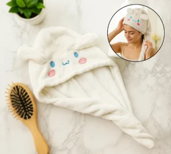 Soft Microfiber Hair Drying Towel Wrap  (1 pc / Mix Design)