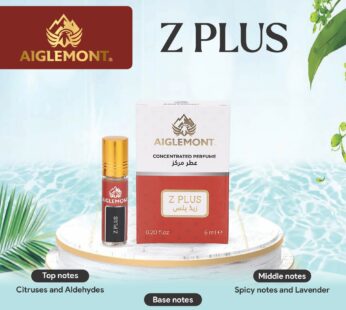 Aiglemont’s Z Plus, 6ml Roll-on, Alcohol free, Long Lasting Attar