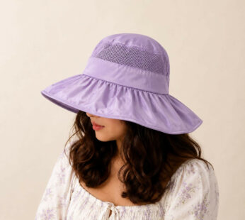 Women’s Wide Brim Foldable Sun Visor Hat for Outdoor Summer Wear