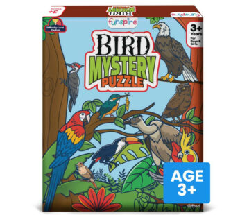BIRD MYSTERY PUZZLE – AGE 3+ (38 PUZZLE PIECES) MDF PUZZLE SERIES