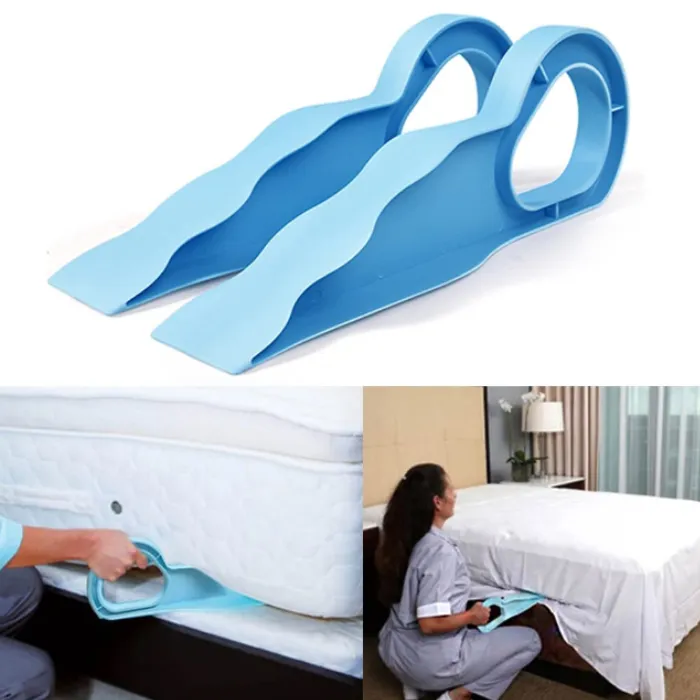 Premium 38 cm Bedsheet Mattress Lifter & Tucker Tool – 2-in-1 Mattress Lifter Stand and Wedge Elevator for Easy Bed Making, Lifting & Tucking Sheets (Pack of 1) - Buy Online at Alikart
