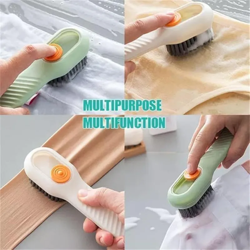 Multifunctional Cleaning Brush with Built-In Liquid Soap Dispenser – Durable Cleaning & Application Tool for Household and Kitchen Use(Random Color-Pack of 1 - Detailed Feature View 1