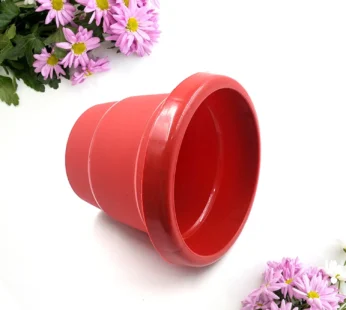Plastic Heavy-Duty Plant Container Pot for Indoor & Balcony Garden (13cm, 1 Pc)