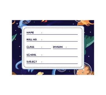 Customized Dinosaur Name Stickers for School Books – 24 Pcs Personalised Labels