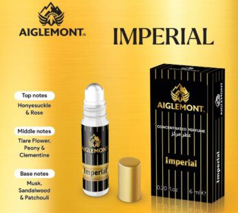 Aiglemont’s Imperial, 6ml Roll-on, Alcohol free, Long Lasting Attar