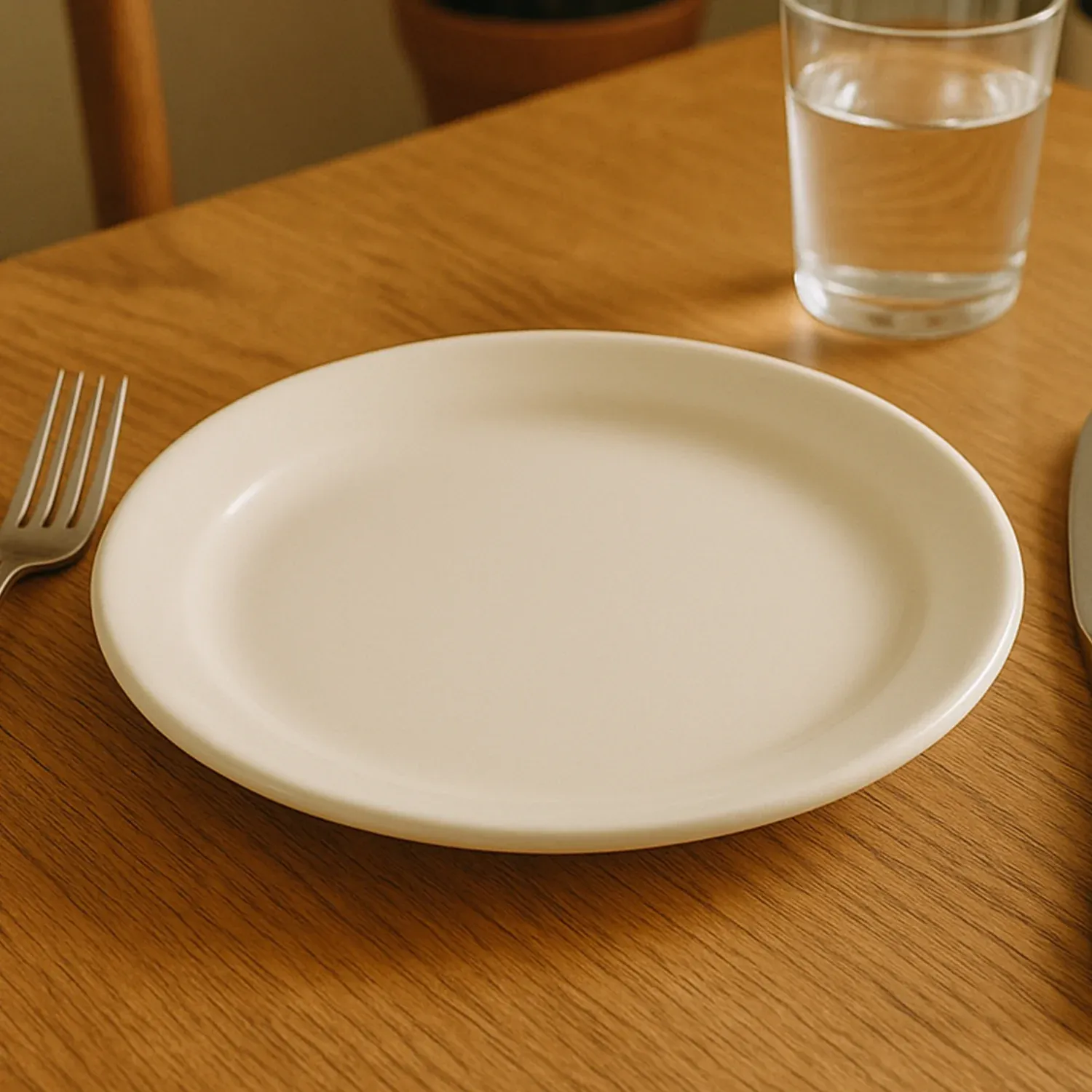 Premium Plastic Round Dinner / Serving Plate – 23 cm (1 Pc) - Buy Online at Alikart