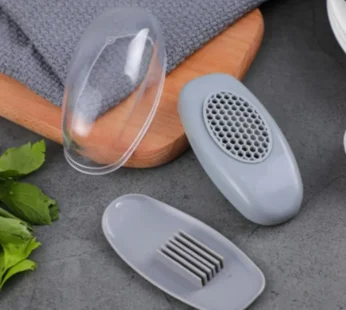 Manual Garlic Chopper – Easy Mesh Garlic Masher with Pressure Mechanism
