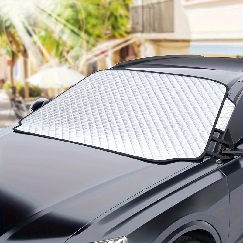 Premium Premium Car Sunshade - Ultimate UV Protection & Heat Blocker for Windshield (Pack of 1) - Buy Online at Alikart
