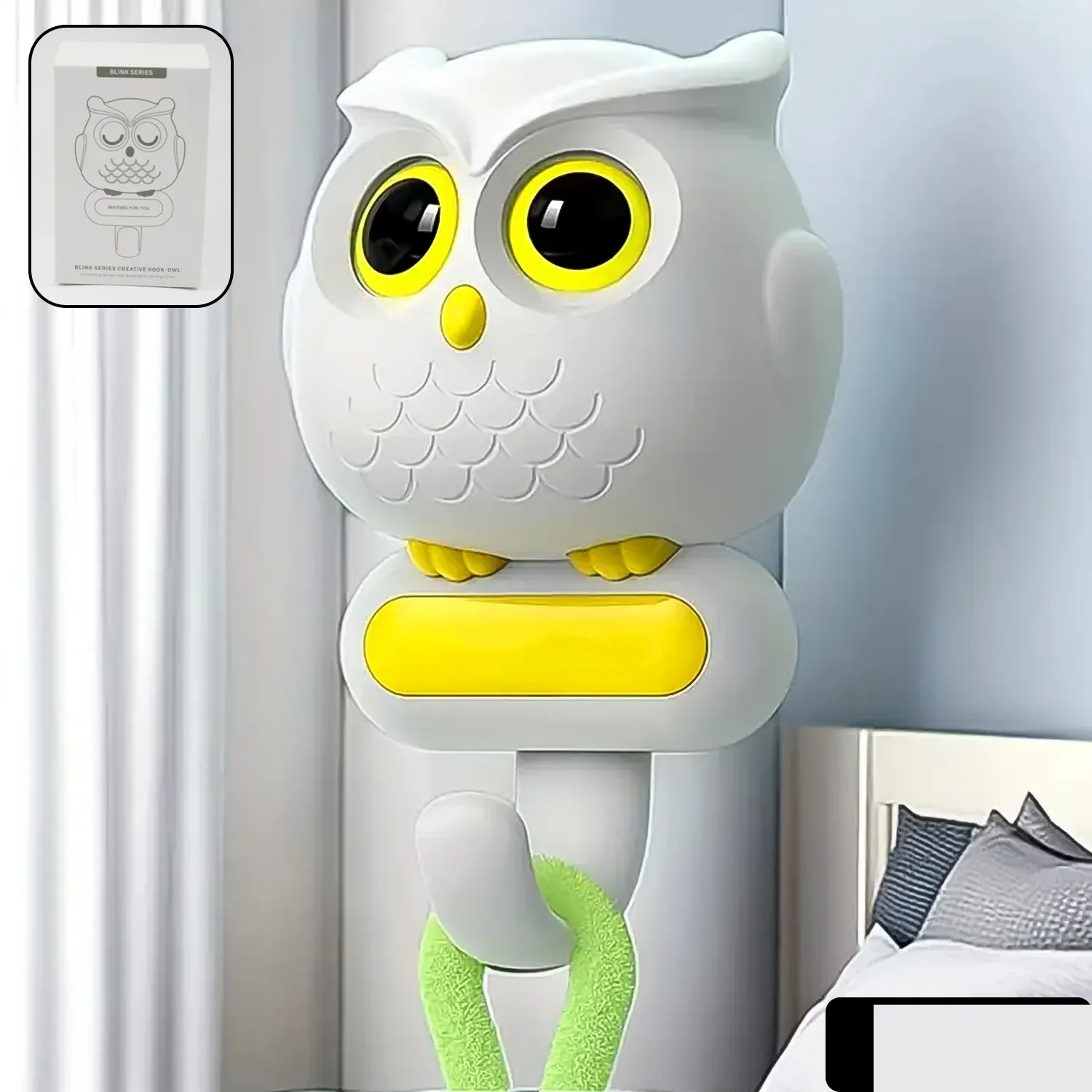 Self Adhesive Wall Hooks Cute Bird Hook (1 Pc) - Detailed Feature View 1