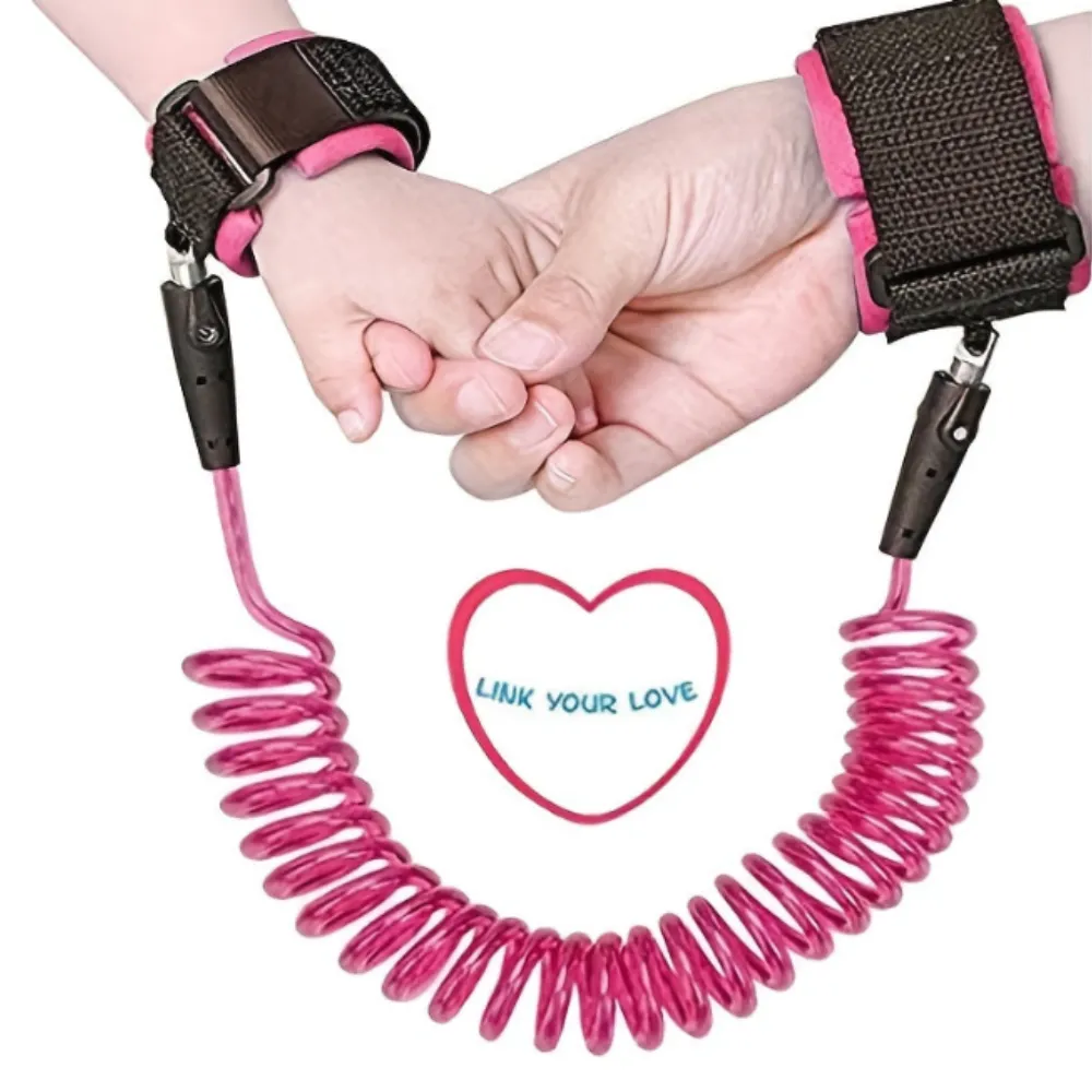 Anti-Lost Wrist Link for Toddlers & Kids – 4.92ft Safety Walking Rope with Reflective Strap for Boys & Girls (Random Color, Pack of 1) - Detailed Feature View 5