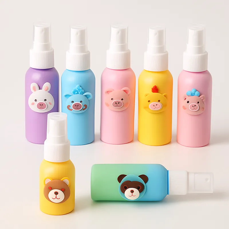 Premium 60ml Cartoon Print Spray Bottle – Refillable Travel Mist Bottle (Random Print-Pack of 1) - Buy Online at Alikart
