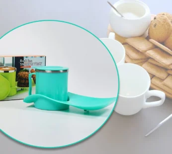 Customize Snack Tray with 350ml Steel Cup for Kids & Home Use