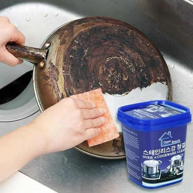 Premium Cookware Scrubbing Paste 500g – Removes Grease, Stains & Burnt Residue - Buy Online at Alikart