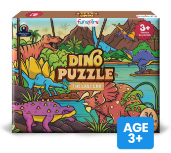 DINO PUZZLE THE LAST EGG – AGE 3+ (36 PUZZLE PIECES) MDF PUZZLE SERIES