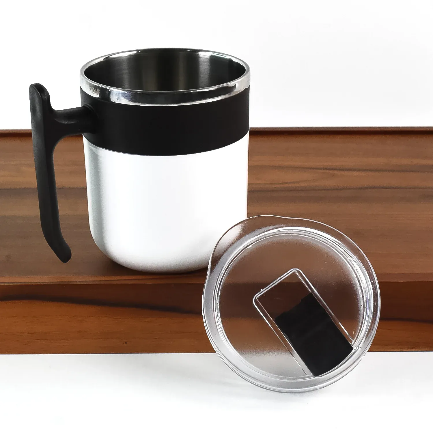 Insulated Mug – 350ml Stainless Steel, Spill-Resistant - Detailed Feature View 2